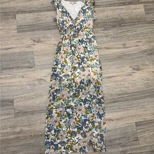 Floral Print Maxi Dress NWT